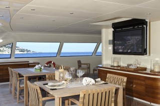 72m Motor Yacht Azteca - Sun Deck Detail 